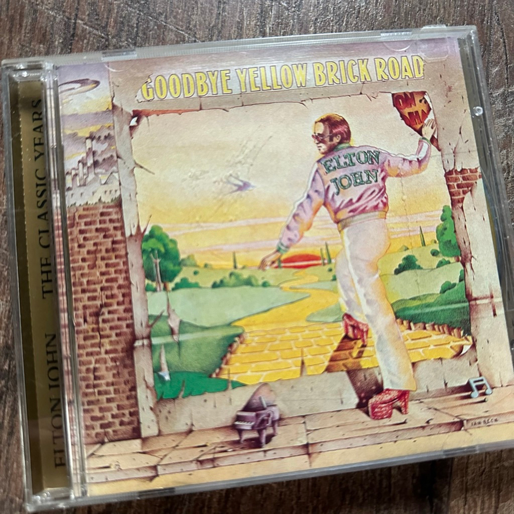 Elton John Goodbye Yellow Brick Road CD Yellow Black